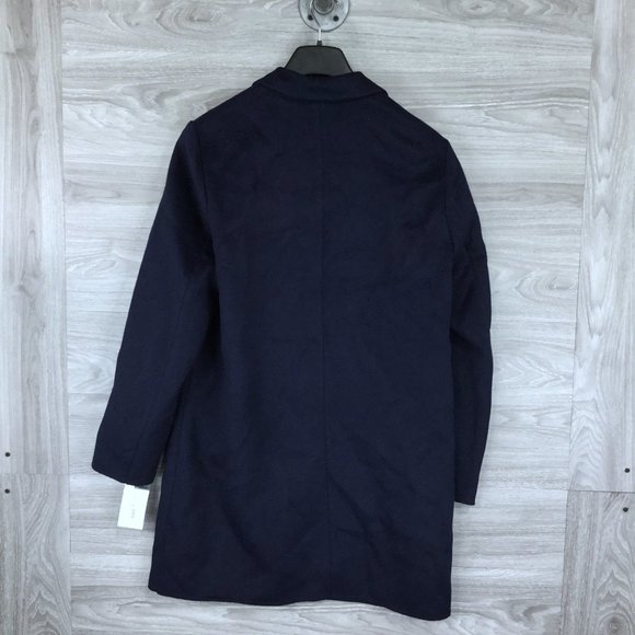 Ralph Lauren Wool Blend Two Button Navy Overcoat L - Picture 4 of 5